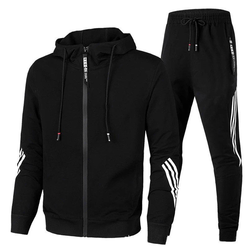 "Ensemble de sport homme élégant, matière douce, design ergonomique, idéal pour entraînement et détente, confort assuré."