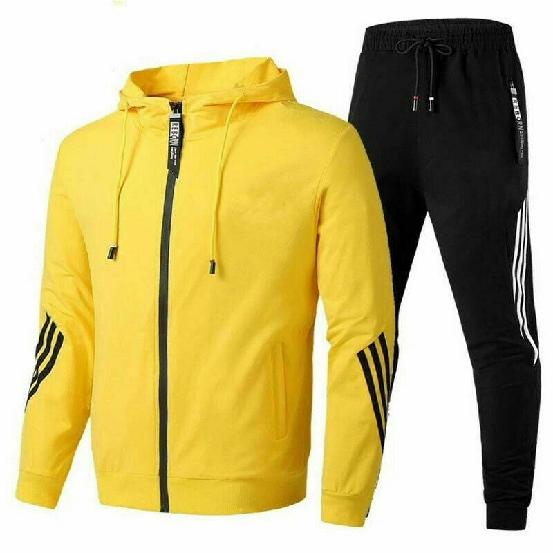 "Ensemble de sport homme élégant, matière douce, design ergonomique, idéal pour entraînement et détente, confort assuré."