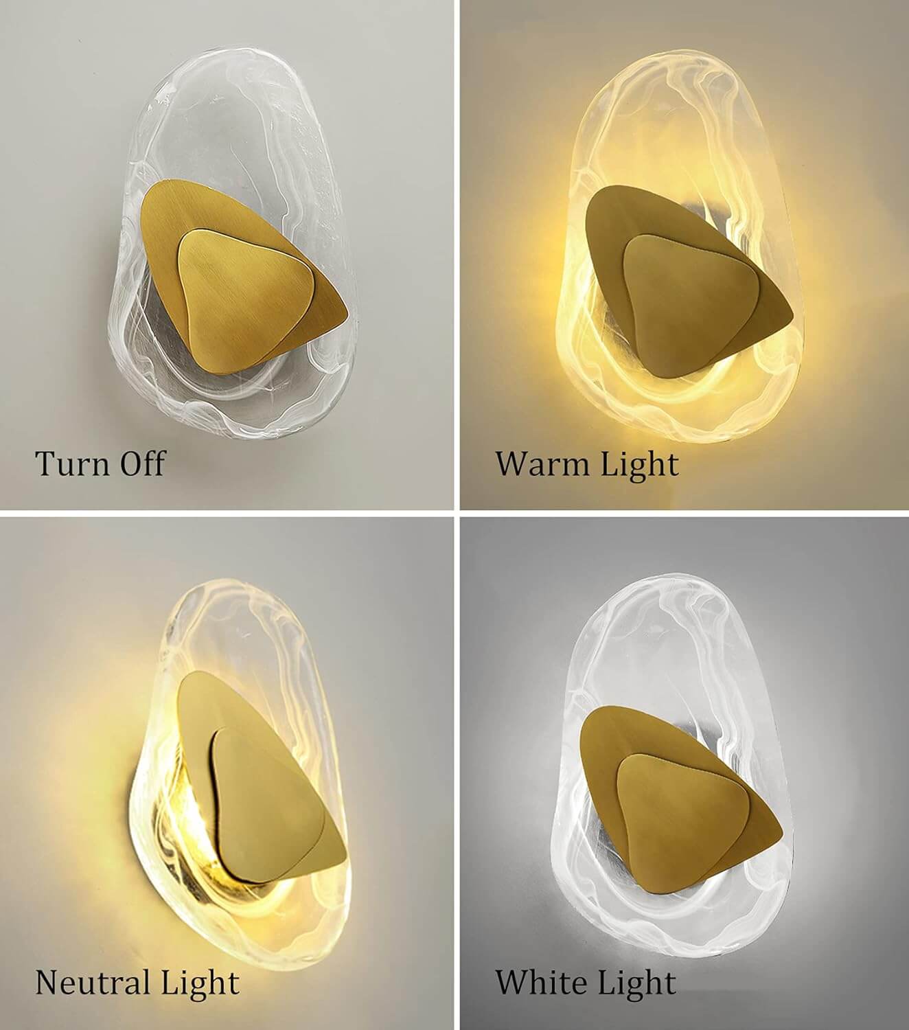 Lampe Murale Led Moderne En Verre
