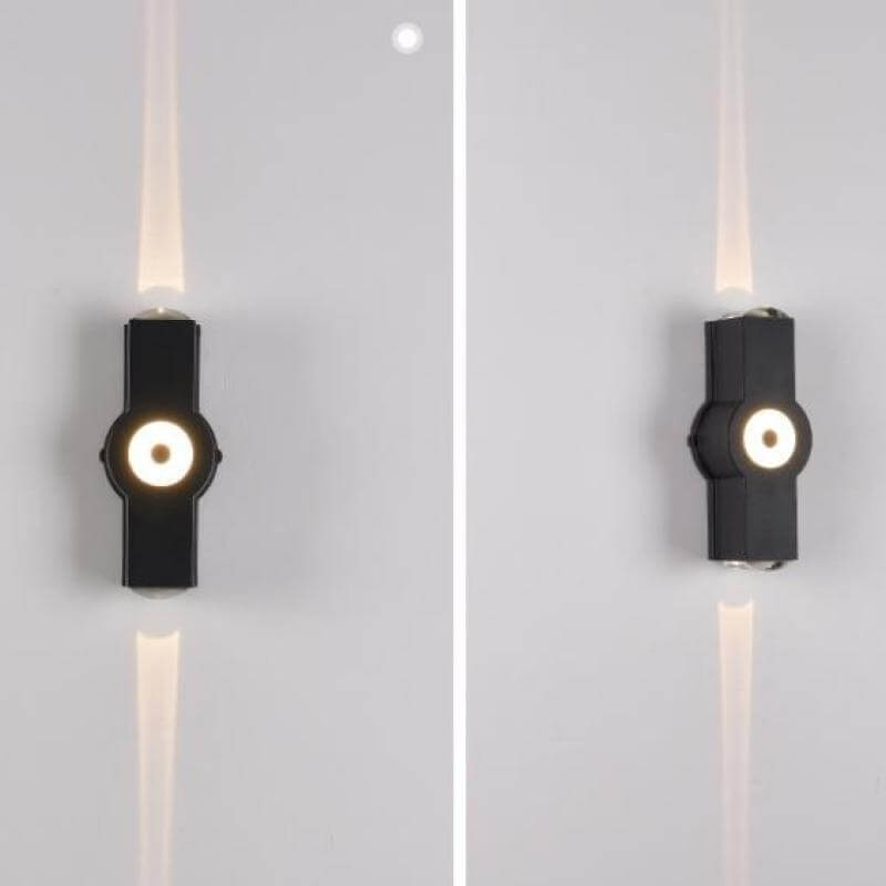 Applique Murale Extérieure LED - Design Croisé