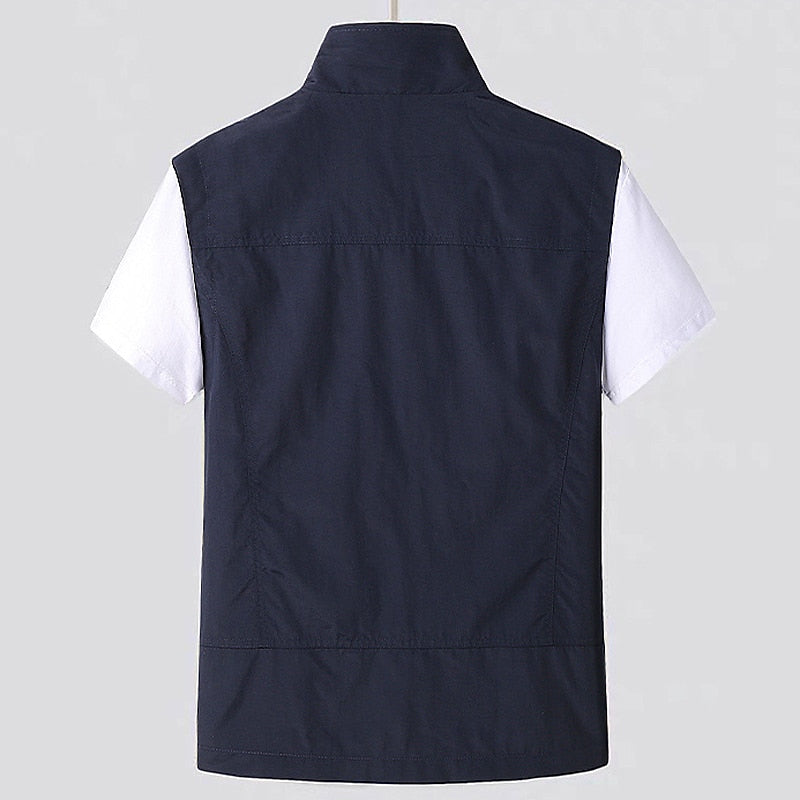 Gilet moderne pour hommes, sans manches, élégant, décontracté, disponible en couleurs variées, idéal pour toutes occasions.