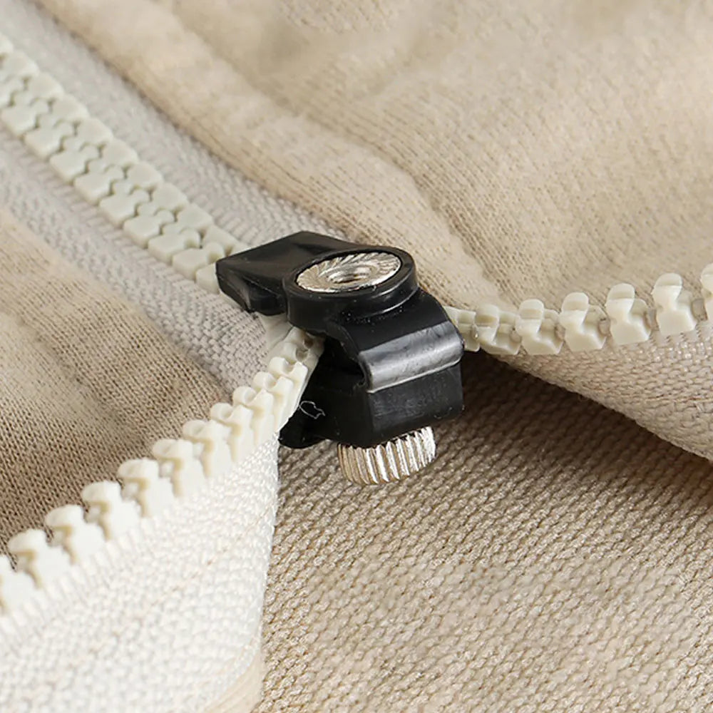 Kit de réparation zipper universel, 6 pièces, pour restaurer fermetures à glissière, ajustement facile et durable, idéal mais