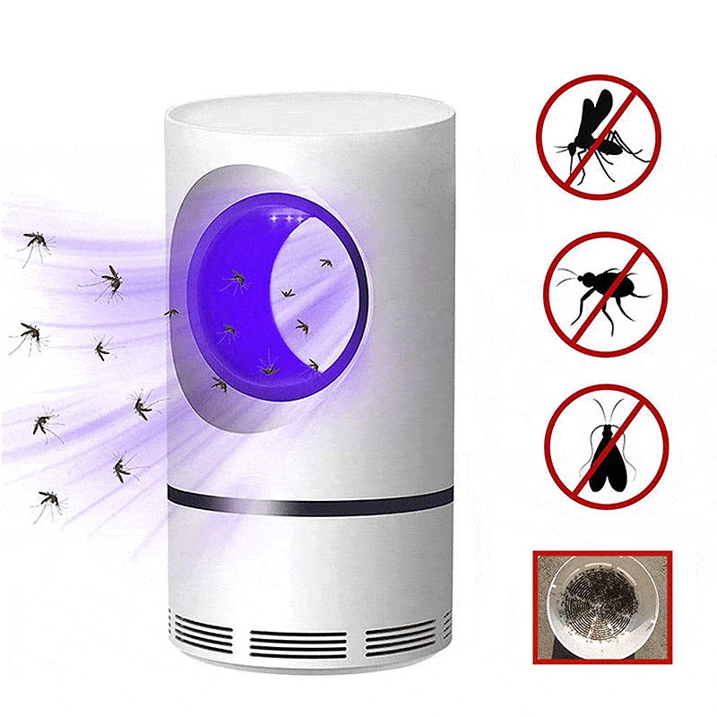"Lampe anti-moustiques portable, design compact, technologie UV, sans chimie, idéale pour intérieur et extérieur, facile à tr