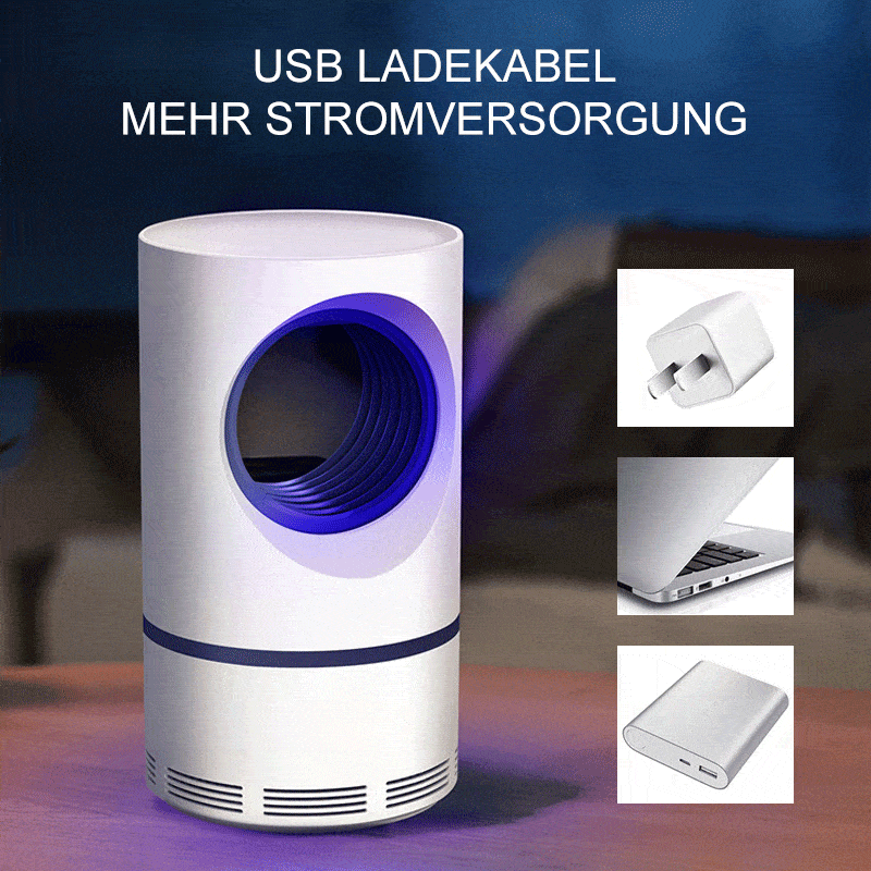 "Lampe anti-moustiques portable, design compact, technologie UV, sans chimie, idéale pour intérieur et extérieur, facile à tr
