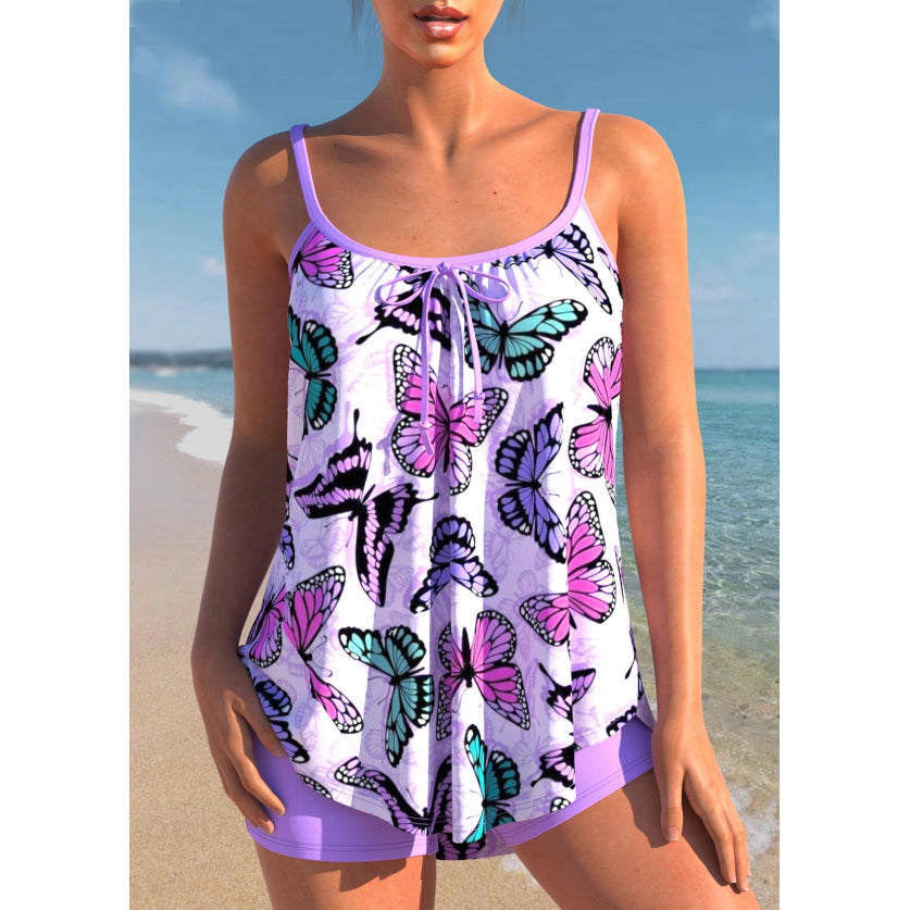 "Maillot de bain femme à pois, design classique chic, couleurs élégantes, coupe flatteuse, idéal piscine et plage."