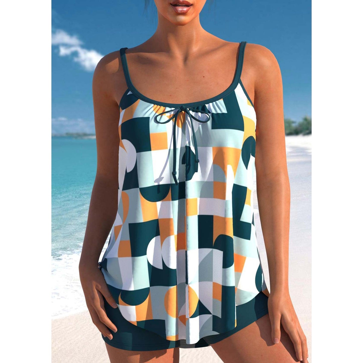 "Maillot de bain femme à pois, design classique chic, couleurs élégantes, coupe flatteuse, idéal piscine et plage."