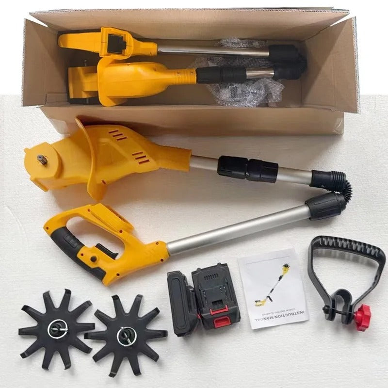 Motobineuse Électrique Sans Fil - Jardinage Léger | Batterie Incluse