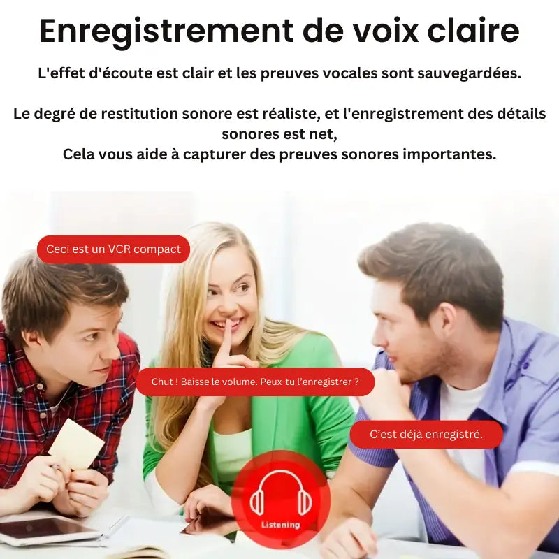 "Mini caméra espion sans fil, compacte, qualité HD, idéale pour surveillance discrète intérieure et extérieure."