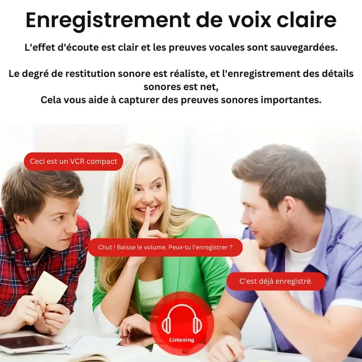 "Mini caméra espion sans fil, compacte, qualité HD, idéale pour surveillance discrète intérieure et extérieure."