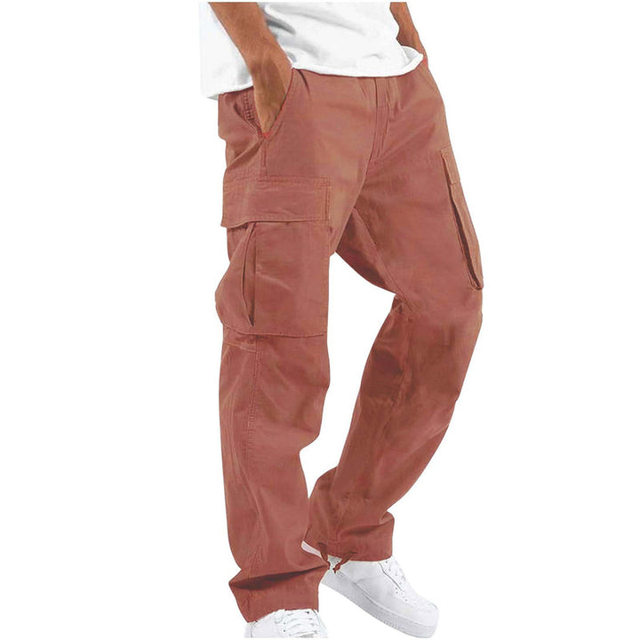 "Pantalon cargo homme chic, couleur variable, coupe moderne, poches multiples pour style et confort optimal."