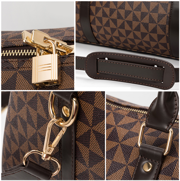 "Sac de voyage homme en cuir de luxe, élégant et robuste, avec ample espace, idéal pour tous vos voyages."