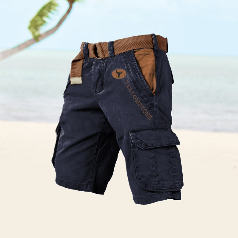 "Short cargo homme polyvalent, confort optimal, poches spacieuses, design pratique, matière respirante et légère."