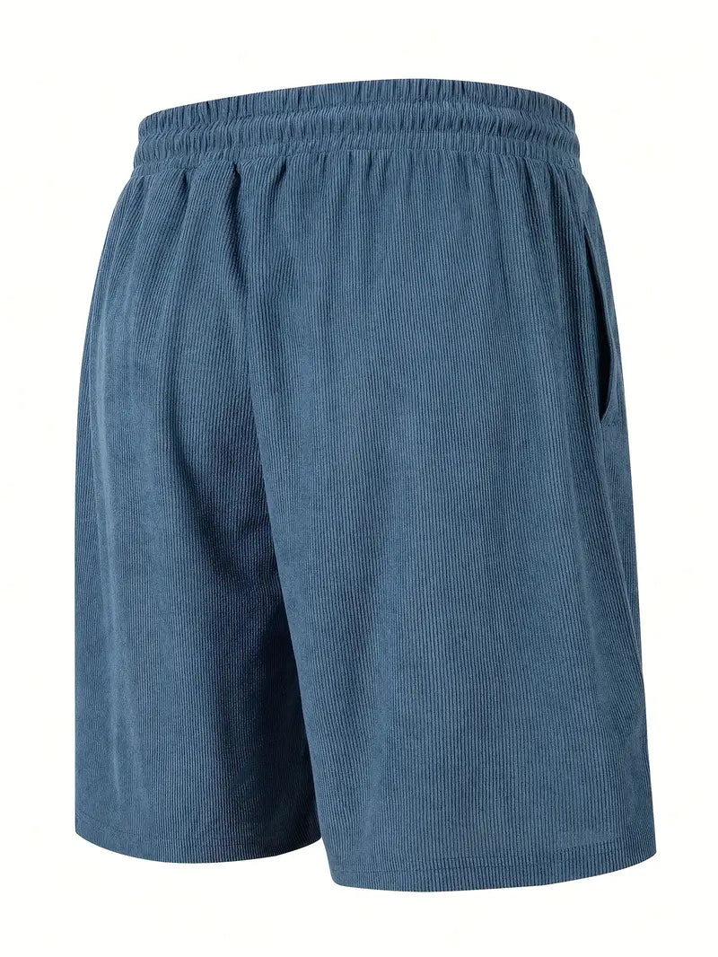 "Shorts Graig bleus pour hommes, coupe moderne, confort estival, légers, adaptés à toutes les occasions."