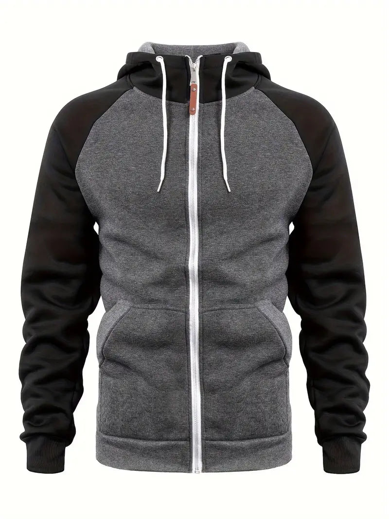 "Sweat zippé homme, coupe moderne, couleurs variées, confort optimal, idéal pour style casual et semi-formel."