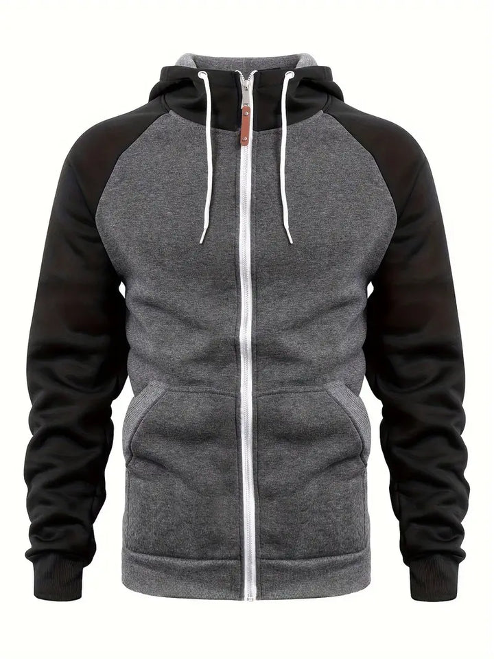 "Sweat zippé homme, coupe moderne, couleurs variées, confort optimal, idéal pour style casual et semi-formel."