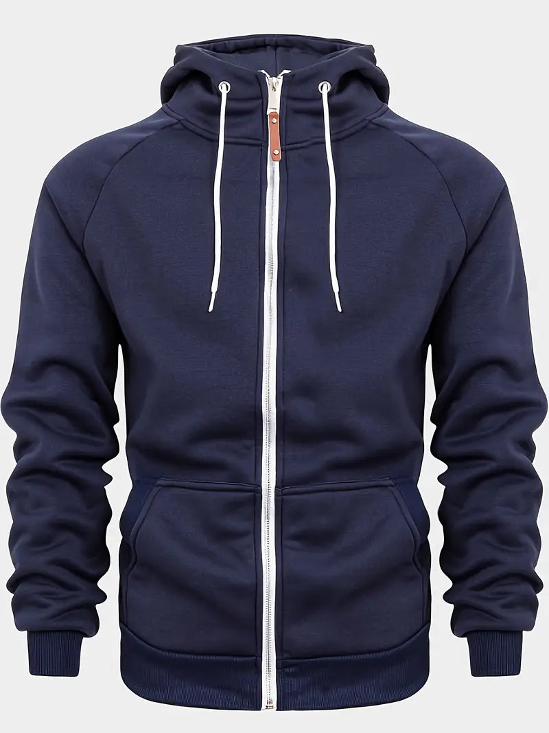 "Sweat zippé homme, coupe moderne, couleurs variées, confort optimal, idéal pour style casual et semi-formel."