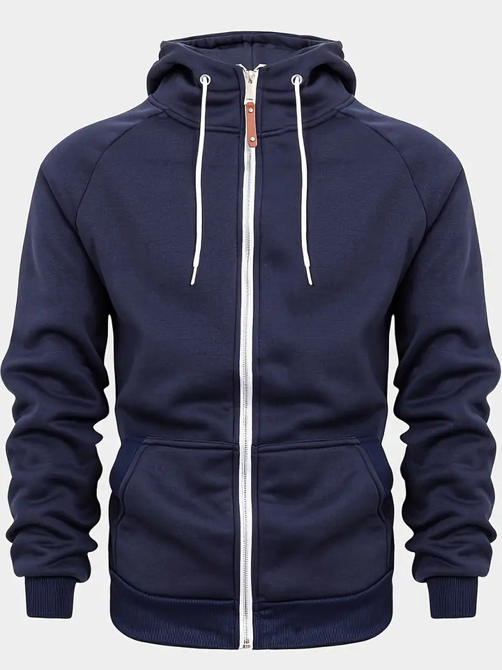 "Sweat zippé homme, coupe moderne, couleurs variées, confort optimal, idéal pour style casual et semi-formel."