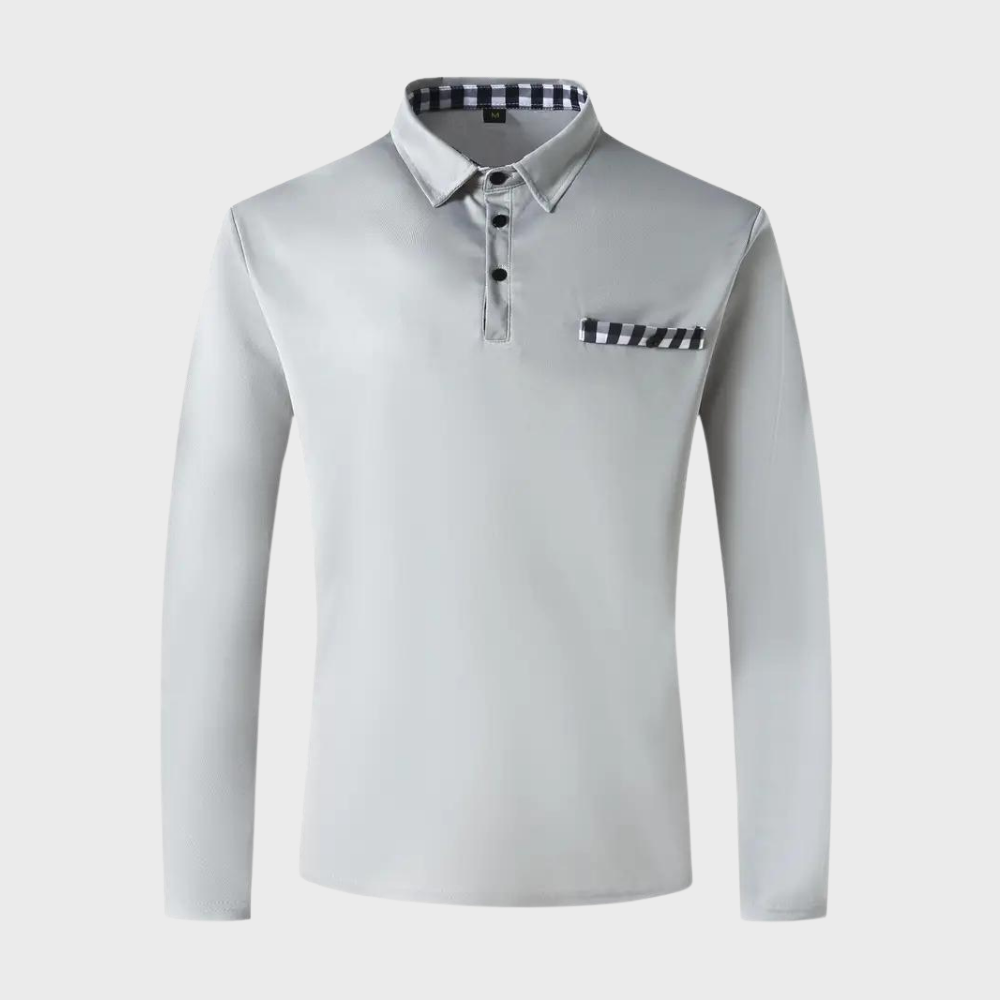 Tee-shirt homme à manches longues noir, coupe élégante, tissu doux et respirant, parfait pour style chic et confort.