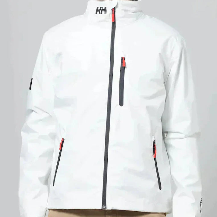 "Veste homme col haut avec poches zippées, design élégant et pratique pour un style moderne et une protection contre le vent.