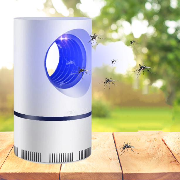 "Zapper anti-moustiques extérieur avec grille électrique, efficace et sécuritaire, idéal pour jardin et espace patio."
