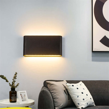 Applique Murale Extérieure LED Moderne - Éclairage Haut et Bas