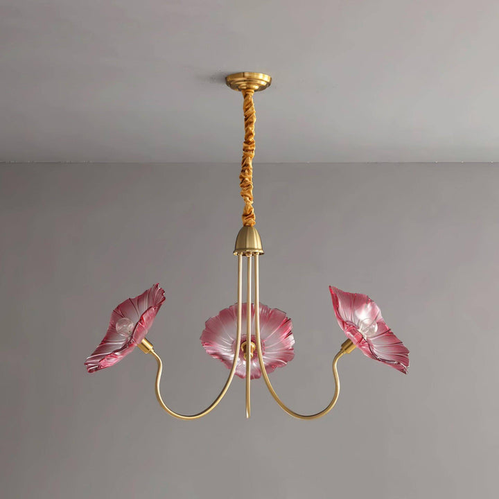 Lustre Fleurs Verre - Éclairage Intérieur
