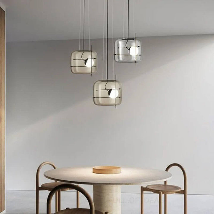 Lampe Pendante En Verre Plot