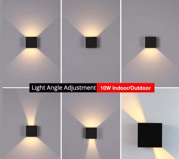 Applique Murale LED Extérieure Intérieure - Éclairage Moderne Étanche