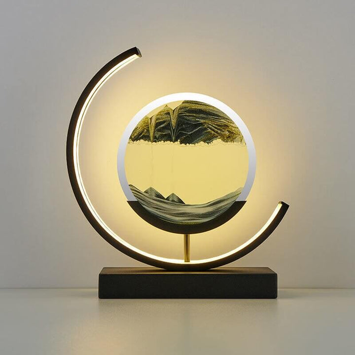 Lampe de Table Sable Mouvant 3D: Détente et Décoration