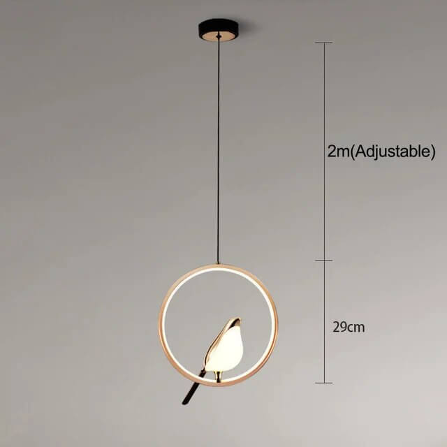 Suspension Lumineuse Décorative Oiseau