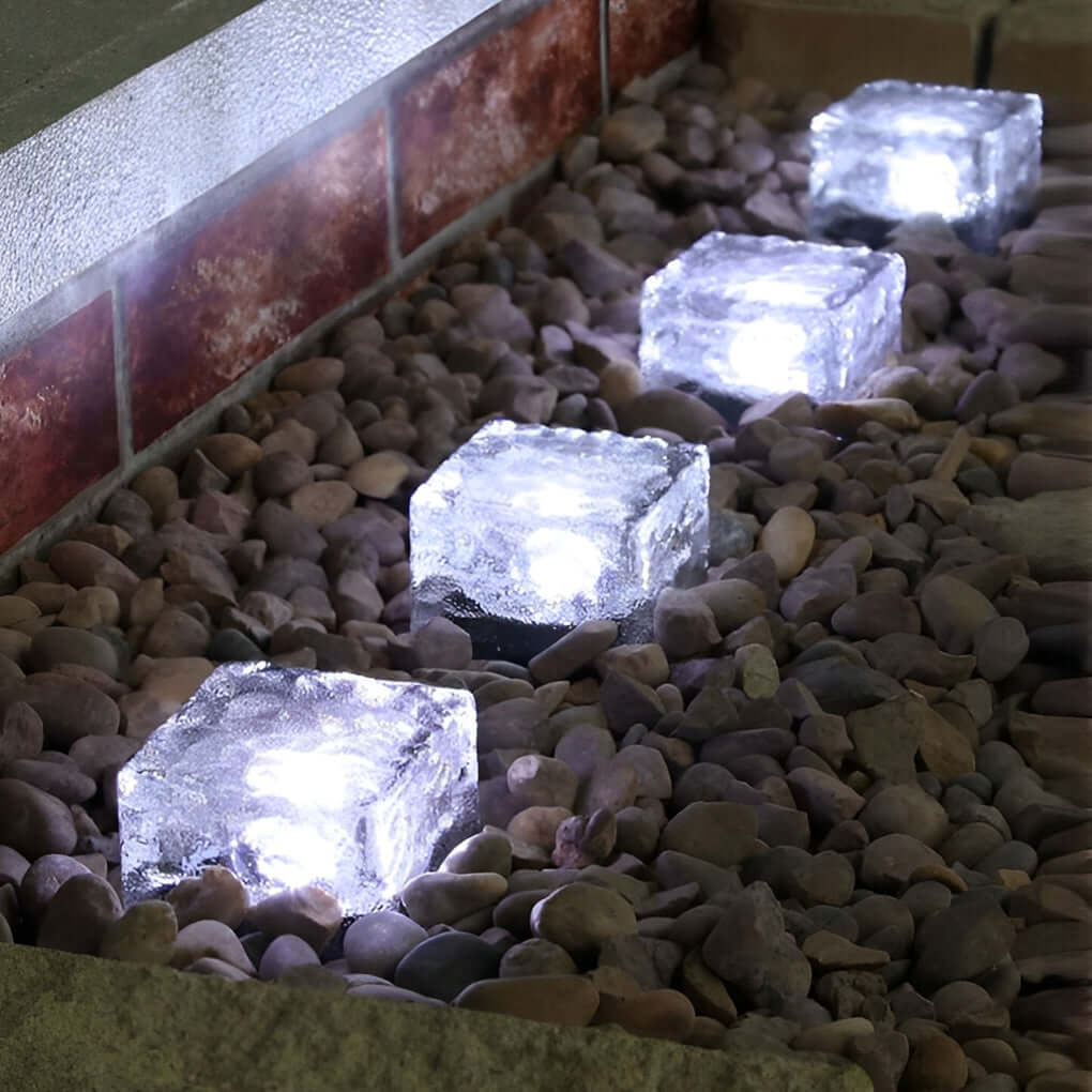 Lampe Solaire Extérieure Carrée - Éclairage LED Décoratif