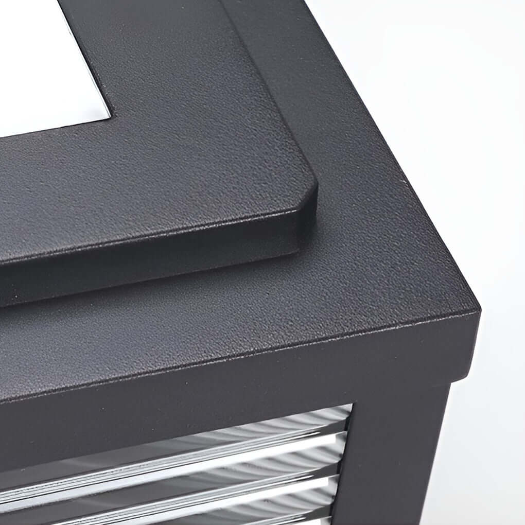 Lampe Extérieure Poteau Carrée - Éclairage LED Moderne