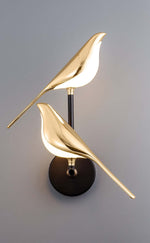 2 Applique murale oiseau
