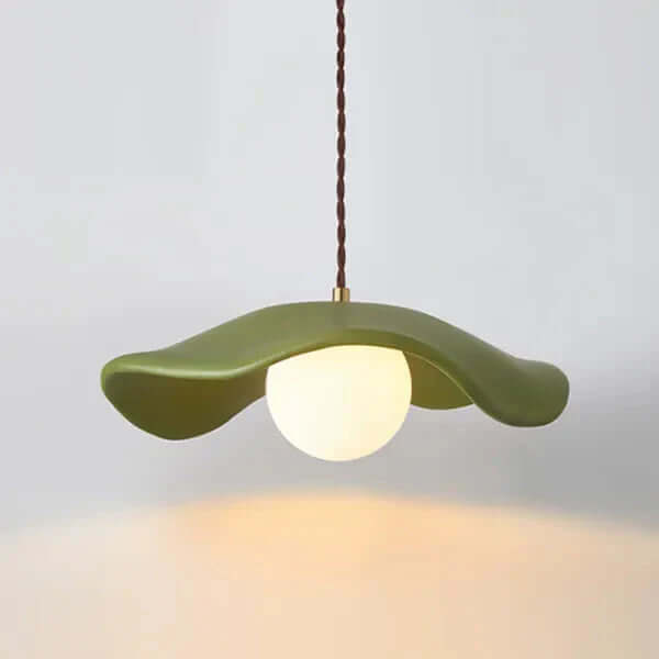 Suspension Design Feuilles Lotus Wabi Sabi