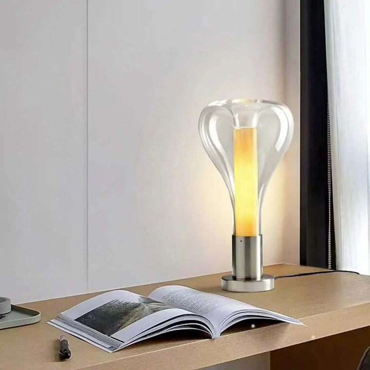 Lampe de Table en Verre Design Moderne - Éclairage d'ambiance