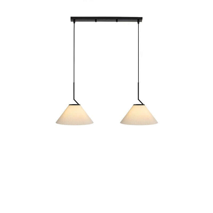 Lampe Suspendue Crème Plissée - Style Nordique