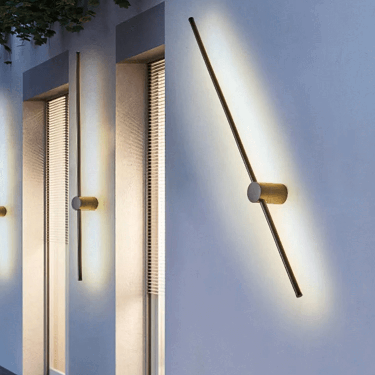 Lampe Extérieure Design Minimaliste - Éclairage LED Solaire