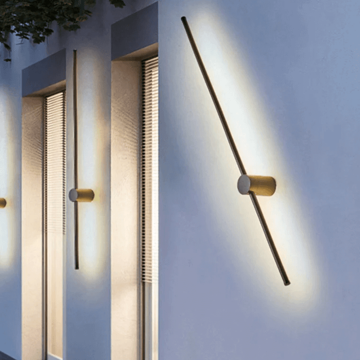 Lampe Extérieure Design Minimaliste - Éclairage LED Solaire