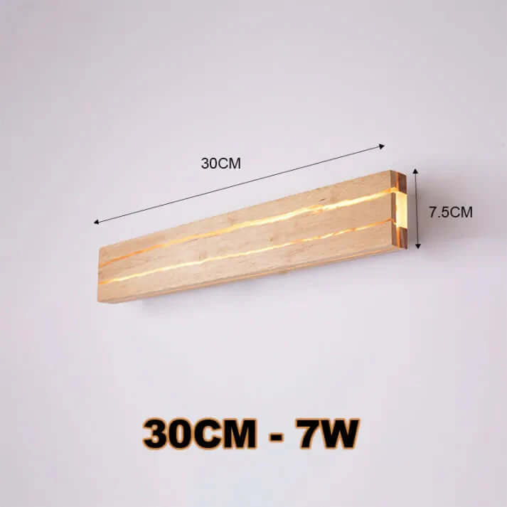 Luminaire Mural Moderne À Larmes En Bois Home Decor Wall Light