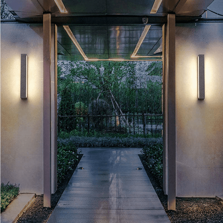 Applique Murale Extérieure LED Moderne - Éclairage Patio, Jardin