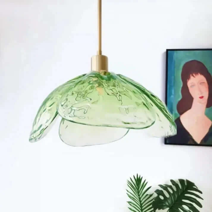 Lampe De Chevet Pendante Créative À Pétales De Fleurs