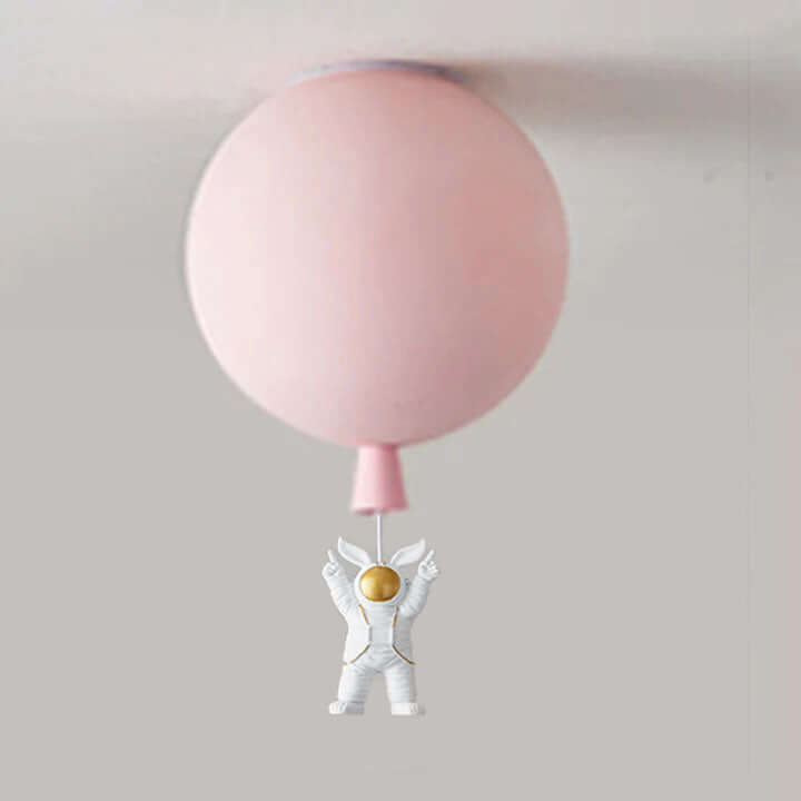 Plafonnier LED Moderne Lune/Astronautes