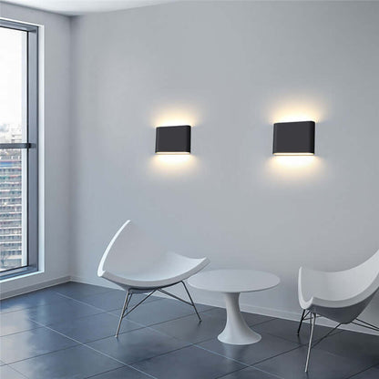Applique Murale Extérieure LED Moderne - Éclairage Haut et Bas