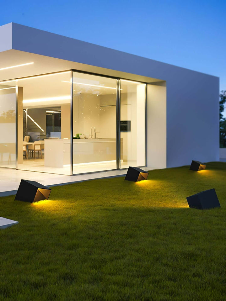 Lampe Solaire Extérieure Cube - Jardin Design