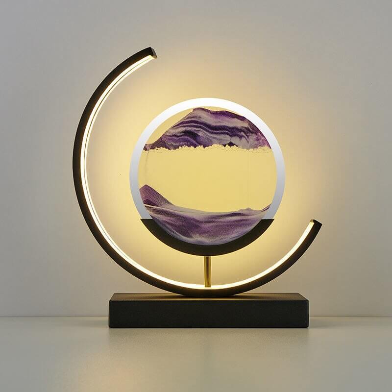 Lampe de Table Sable Mouvant 3D: Détente et Décoration
