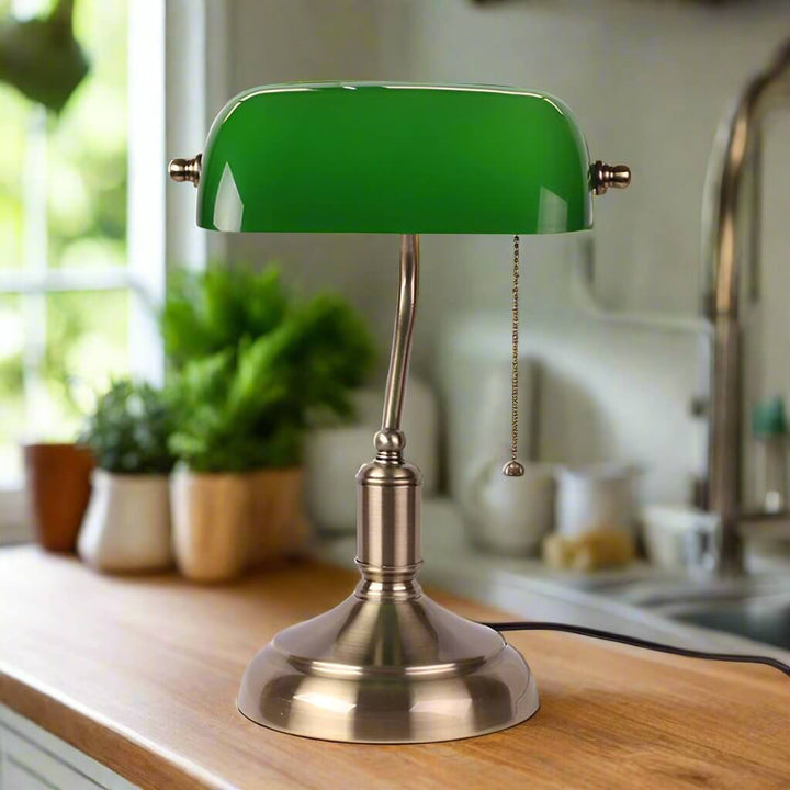 Lampe De Table En Verre De Style Européen