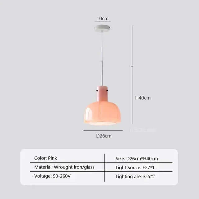 Suspension Luminaire Design Nordique LED Verre - Éclairage Intérieur