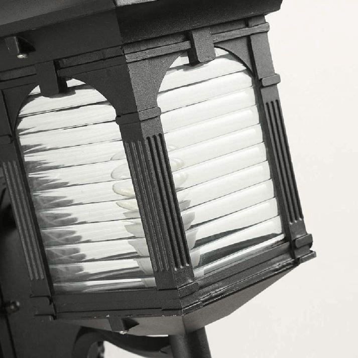 Lampe Murale Extérieure Vintage - Verre Antique