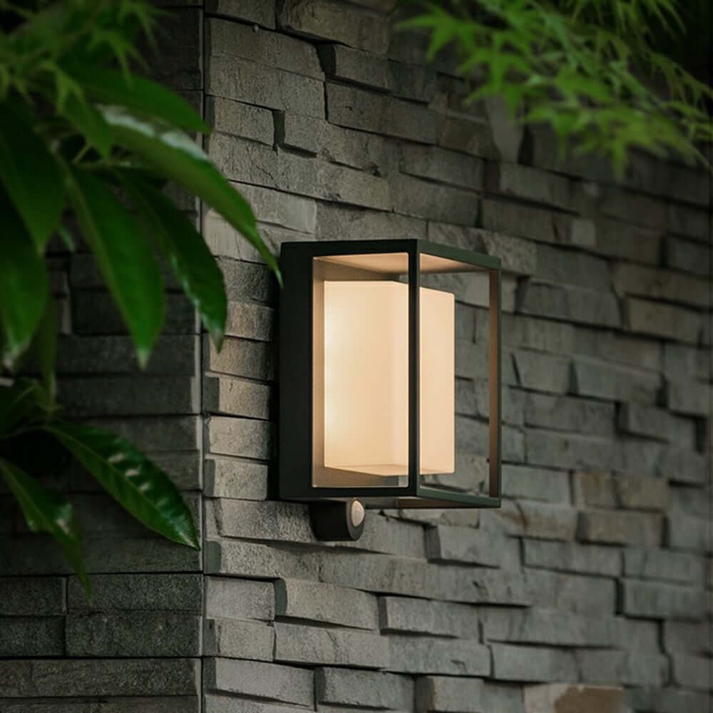 Lampe Murale Extérieure Solaire LED Rectangulaire IP65