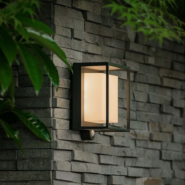 Lampe Murale Extérieure Solaire LED Rectangulaire IP65